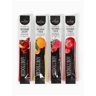 Подарочный набор новогодний «Верь в мечту»: крем-мёд 2 шт., мёд в стиках 4 шт.