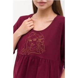 Платье домашнее с баской W1ЛТ НАТАЛИ, 1074393