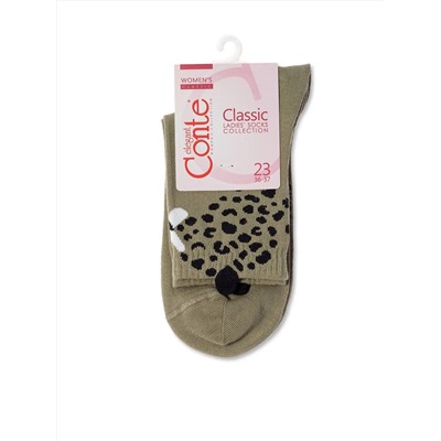 Conte elegant Носки CLASSIC с пикотом «Leopard»