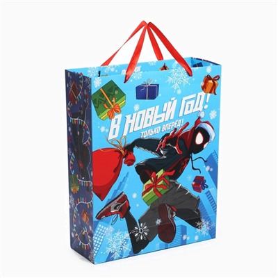 Пакет ламинированный «Врывайся в Новый Год!», 31×40×11.5 см