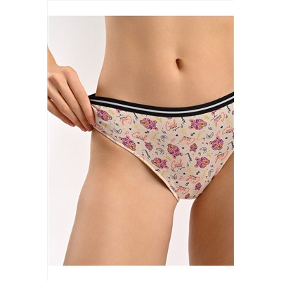 Женские трусы слипы из хлопка INDEFINI, 1235505