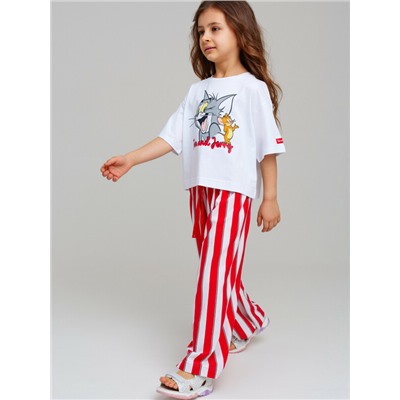 Брюки трикотажные для девочек