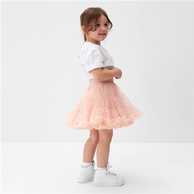 Юбка пышная KAFTAN размер 34 (122-128 см), персиковая