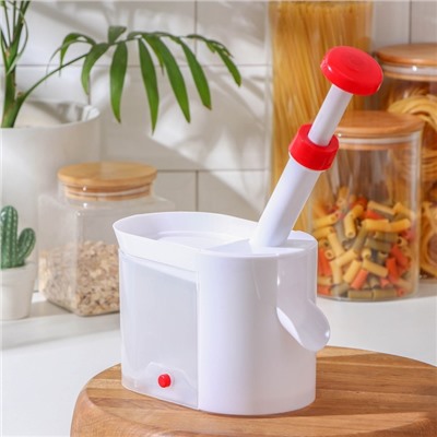 Машинка для удаления косточек из вишни Доляна «Вишнёвый сад», контейнер 450 мл, белая