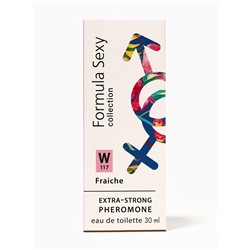 Туалетная вода женская с феромонами Formula Sexy collection Fraiche W117, 30 мл