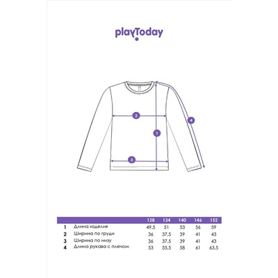 Лонгслив PLAYTODAY, 1185748