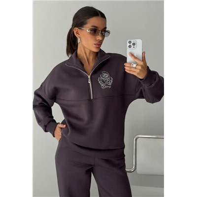 Галактика костюм женский (Серый)