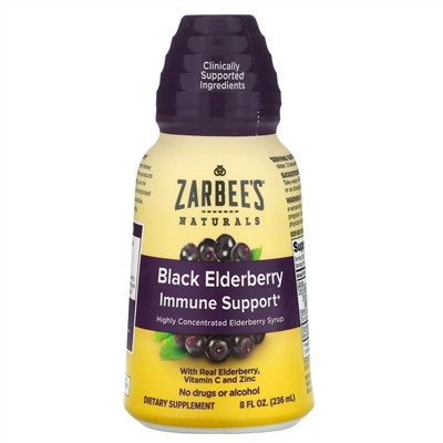 Zarbee's, черная бузина для укрепления иммунитета, 236 мл (8 жидк. унций)
