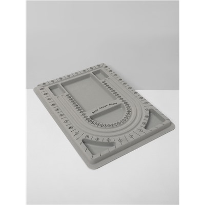 Подставка универсальная для украшений «QF. Трафарет», 24×32.5×1.5 см, серая