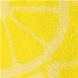 Полотенце махровое Lemon color, 100х150 см, цвет жёлтый