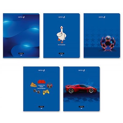 Тетрадь  48л клетка "План на выходные" 01507 (Т71) SVETOCH