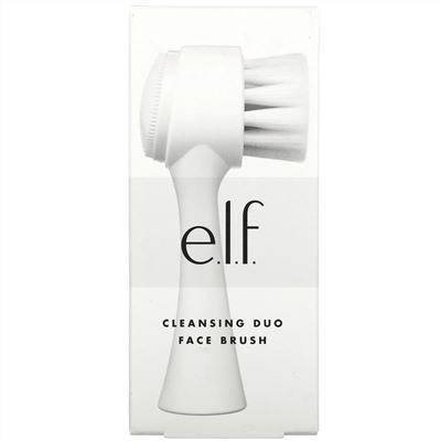 E.L.F., Очищающая двойная кисть для лица, 1 кисть