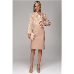 Юбка Лима (экокожа/беж)