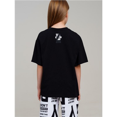 Фуфайка трикотажная для девочек (футболка)