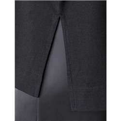 Футболка оверсайз с принтом стразами из премиального хлопка с эластаном