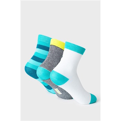 Носки трикотажные для мальчиков, 3 пары в комплекте PLAYTODAY, 1239788