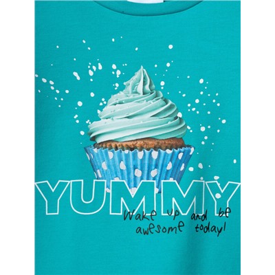 Фуфайка трикотажная для девочек (футболка)