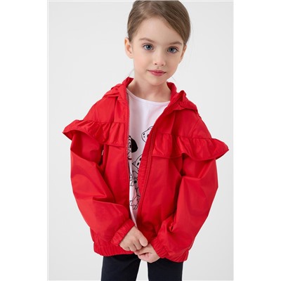 Куртка текстильная с полиуретановым покрытием для девочек (ветровка) PLAYTODAY, 1243048