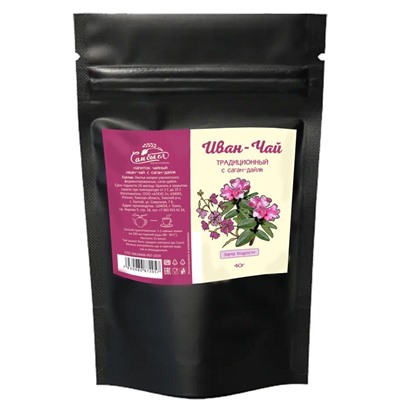 Иван-чай ферментированный и Саган-дайля / 40 г / дой-пак / ТМ Сам бы ел
