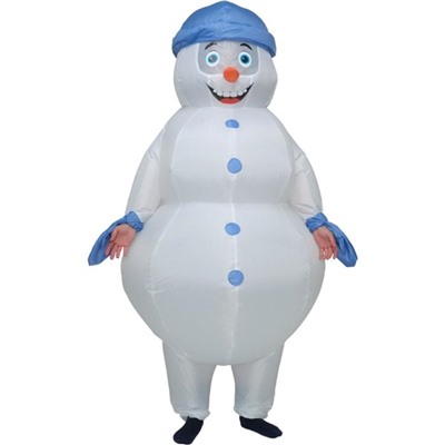 Костюм надувной «Снеговик», рост 150-190 см