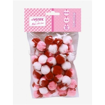 Набор помпонов для творчества "DIY" 25 мм, 50 шт,