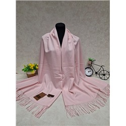 Тёплый палантин, цвет светло розовый