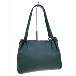 Женская сумка из натуральной кожи, цвет бирюза