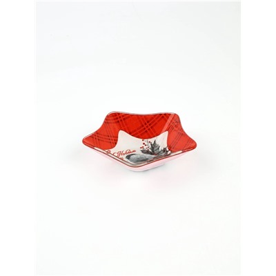 Соусник стеклянный новогодний «С новым годом», 10.8×10.3 см, 80 мл