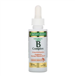 Nature's Bounty, B-Complex, жидкость под язык, 59 мл (2 жидкие унции)