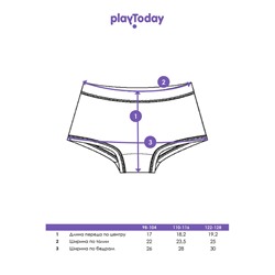 Трусы трикотажные для девочек, 2 шт в комплекте