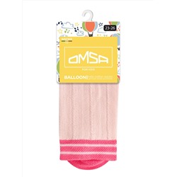 Omsa Носки OMSA kids   Calzino 21C00 ажур - цветная пятка и мысок