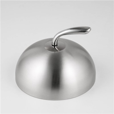 УЦЕНКА Крышка-Клош из нержавеющей стали, 20×20×14 см, круглая