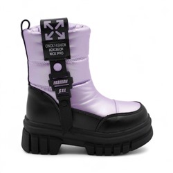 Дутики зимние В5006-17 фиолетовые