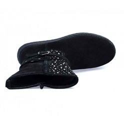 764036-31 черн Сапоги деми для девочек (36-37.5)/6