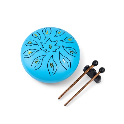 Глюкофон, цветок синий, 11 лепестков, 18×18×11 см