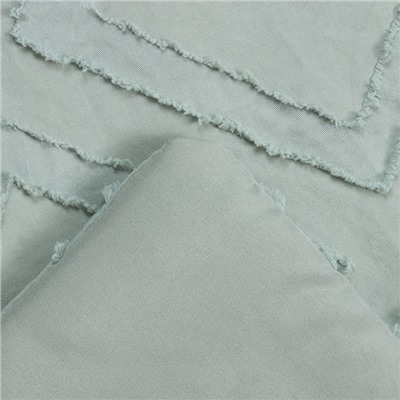 Покрывало 1.5-спальное LoveLife «Tufting: Ромб», 150×220±5 см, микрофайбер, зелёное