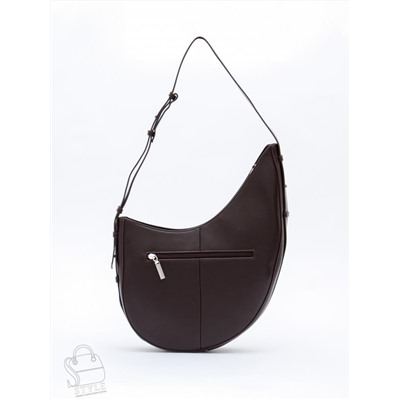 Сумка женская кожаная 1032M coffee Polina&Eiterou  в Новосибирске