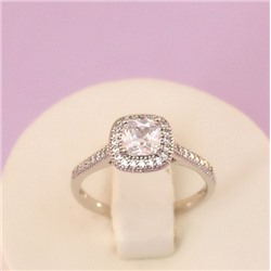 Кольцо родий H01-13687 размер 16-17 17,5-18,5 18-19