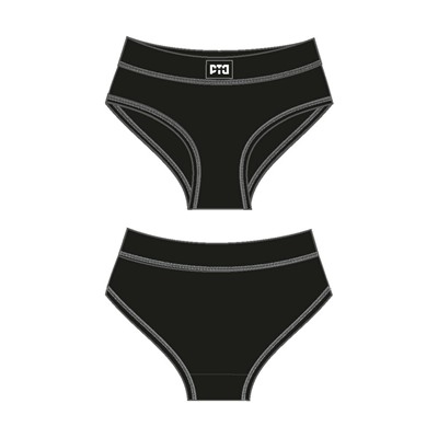 Трусы трикотажные для девочек, 2 шт в комплекте