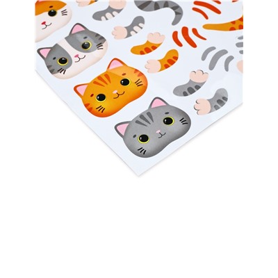 Набор для декорирования яиц на пасху «Котики», 14.5×15×2 см