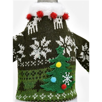 Одежда на бутылку «Ёлочка»