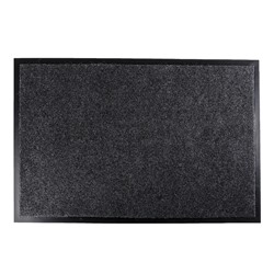Коврик придверный влаговпитывающий Tuff, 60×90 см, серый
