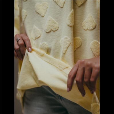 Футболка Ирбис (Махра сердца сливочное масло)