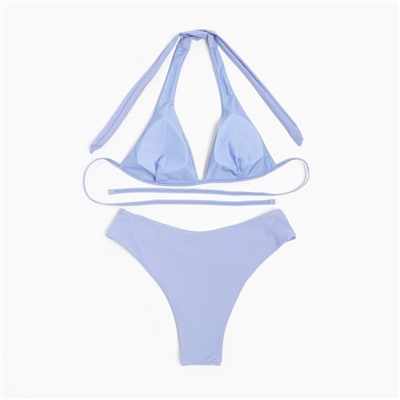 Купальник раздельный с треугольными чашками женский MINAKU, сиреневый, размер 42