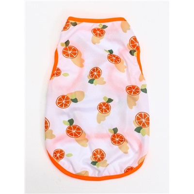 Футболка для животных «Апельсинка», размер M, ДС 30, ОГ 42 см