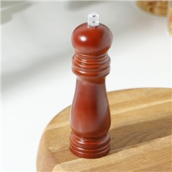 Мельница для специй Доляна, 17×4.5 см, металлический механизм, цвет коричневый