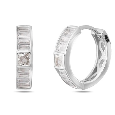 Серьги, куб.циркон., BY-3150