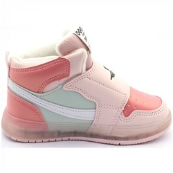 B30656-38 роз Ботинки деми для девочек (27-32)/8