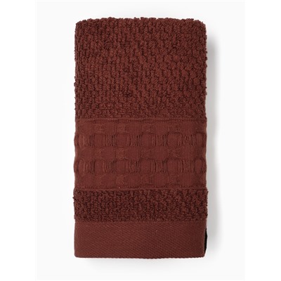 Полотенце махровое LoveLife «Регистан» 70×130 см, коричневое, 100% хлопок, 500 г/м²