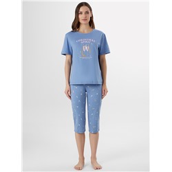 КОМПЛЕКТ ЖЕНСКИЙ (ФУТБОЛКА, БРИДЖИ) 592370